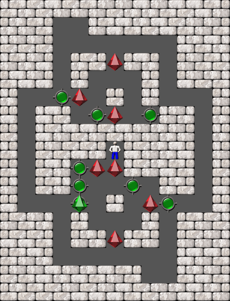 Сокобан More Bugs collections уровень 552